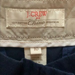 J Crew Chino Shorts